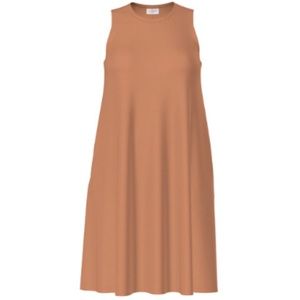LuLaRoe Pumpkin Spice Charlotte Sleeveless Swing Dress